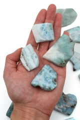 Larimar tumbled stones A quality