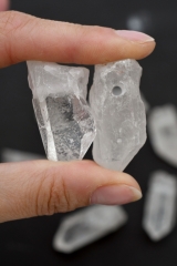 Bergkristall Spitzen Anh�nger gebohrt