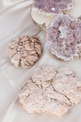 Pink Amethyst Scheiben Gr��e L