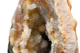 Achat mit Drusen auf Metallst�nder ab ca. 1,5 kg