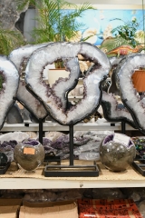 Amethyst Portale auf Metallst�nder