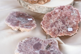Pink Amethyst Scheiben Gr��e M