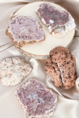 Pink Amethyst Scheiben Gr��e M