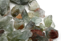 Prasiolith (behandelt) Rohsteine