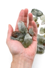 Prasiolith (behandelt) Rohsteine