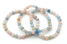 Beryll Kugelarmband 6 mm