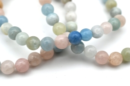 Beryll bead bracelet 6 mm