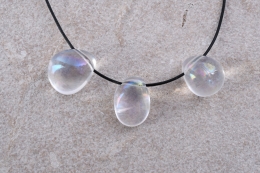 Angel Aura Trommelstein gebohrt 3-er Set