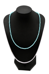 Amazonit Kette facettiert