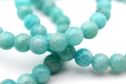 Amazonit Kugel Armband 6 mm