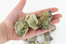 Serpentin Lemon Dendrit Rohsteine