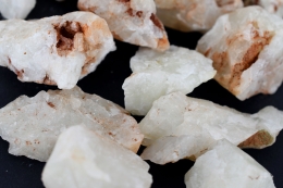 Schwefel Quarz Rohsteine