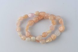 Morganit Trommelsteinarmband