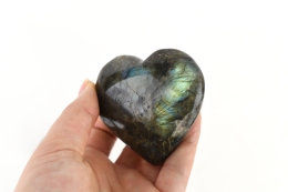 Labradorit Herz 60 - 80 mm