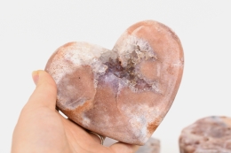 Pink Amethyst Herzen