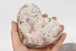 Pink Amethyst Herzen