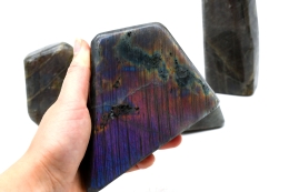 Labradorit gold / lila Free Form