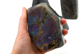 Labradorit gold / lila Free Form