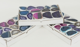 Achat Geoden Paare bunt Flat