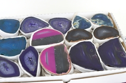 Achat Geoden Paare bunt Flat