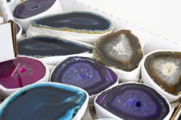 Achat Geoden Paare bunt Flat