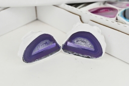 Achat Geoden Paare bunt Flat