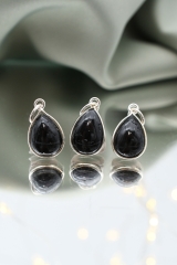 Sch�rl Cabochon Tropfen Anh�nger