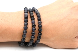 Iolith Kugelarmband 6 mm