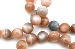 Moon stone multi bead bracelet 10 mm