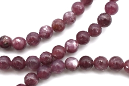 Lepidolite bead bracelet 6 mm