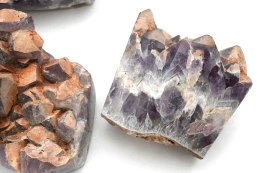 Amethyst Stufe polierter Rand