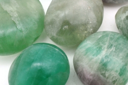 Fluorit Trommelsteine Jumbo
