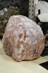 Rose quartz jumbo rough stone 121 kg