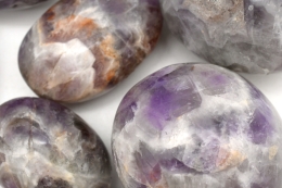 Amethyst Chevron Trommelsteine Jumbo