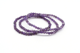 Amethyst Kugelarmband 4 mm