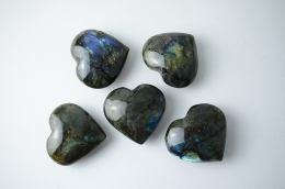 Labradorite Heart 50 - 60 mm