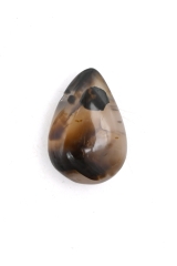 Achat natur Drop Shape gebohrt 5-er Set