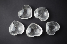 Bergkristall Herz 40 - 50 mm