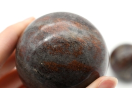 H�matit in Quarz Kugeln