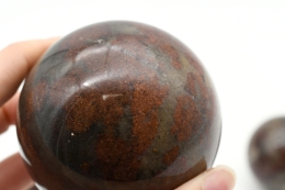 H�matit in Quarz Kugeln