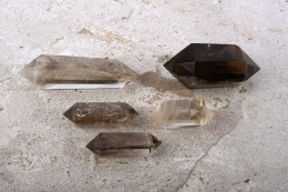 Rauchquarz Doppelender