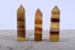 Fluorit gelb Spitzen