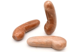Mondstein apricot Phallus Shape