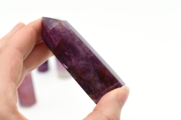 Fluorit Spitzen lila