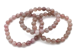 Rosenquarz Madagaskar Kugelarmband 8 mm