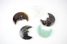 Amazonite moon shape