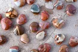 Polychrome Jasper Heart 25 - 40 mm