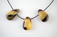 Septarie Drop Shape gebohrt 5-er Set