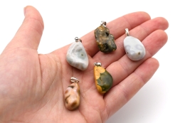 Ozean Jaspis Trommelstein Anh�nger