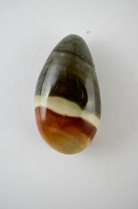 Polychrom Jaspis Drop Shape gebohrt 5-er Set